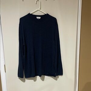 Artefact 100% Wool Classic Dark Blue Crewneck Sweater SZ XXL Like New Condition